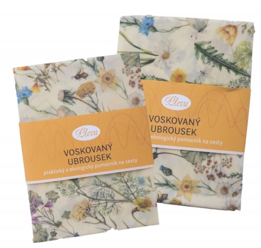 Beeswax-wraps - meadow, various sizes - Size: 42x42 cm