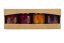 Set of 4 varieties of baked teas with honey