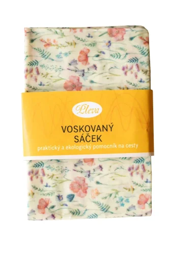 Voskovaný sáček 35x38 cm, různé vzory - Vzor sáčku: Včelí svět Hanky Plevové