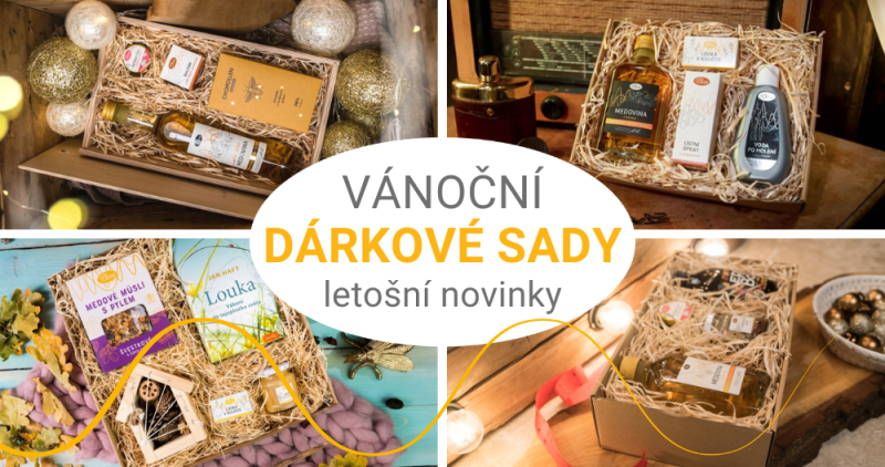 I letos jsme dárky zabalili za vás: nové dárkové sady v roce 2022