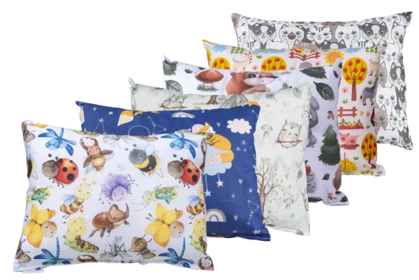 Children's premium herbal pillow large - Pattern: D05 Kočky