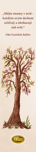 bookmark - design from Hana Foff - design: Blooming tree