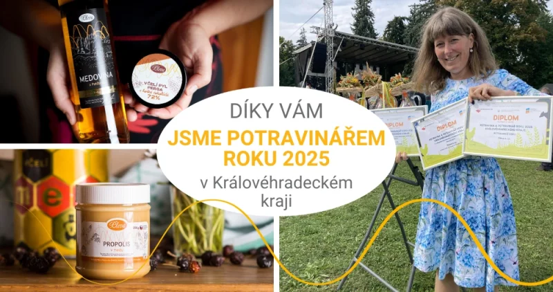 Jsme Potravinářem roku 2025 - děkujeme!