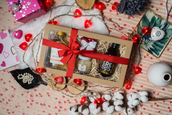 Honig-Valentinsgeschenk
