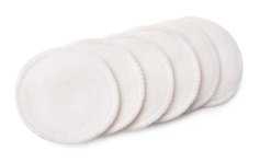 Reusable bamboo and organic cotton pads