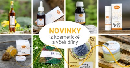 Novinky z kosmetické a včelí dílny v roce 2019