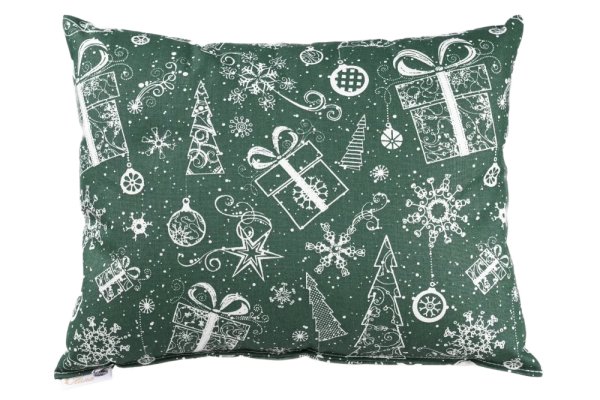 Winterliches Kräuterkissen - Größe: 17 x 17 cm