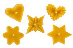 Schwimmende Weihnachtskerzen aus Bienenwachs