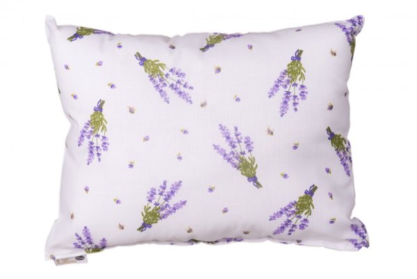 Premium Herb pillow for a good sleep, big - Luxury pillow pattern: L05 Duhová srdce