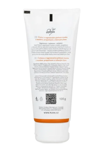 Cleansing and Regenerating Face Mask with Honey, Propolis, and Pink Clay