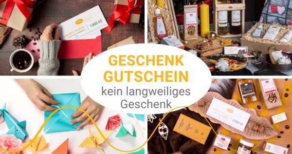 Ein Geschenkgutschein ist definitiv kein langweiliges Geschenk