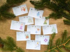 Jmenovky na vánoční dárky, design from Hana Foff Plevová