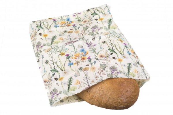 Beeswax-bag 35x38 cm - meadow