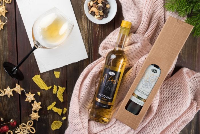 Dárková krabice na medovinu Pleva