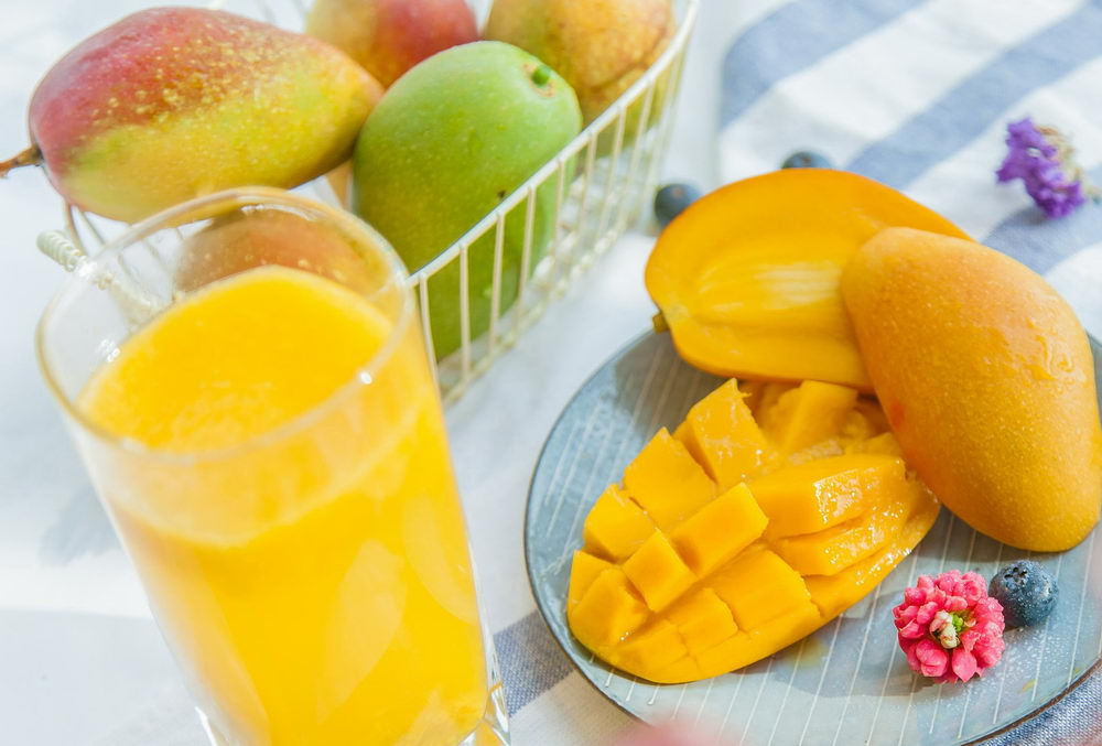 smoothie mango, vitamíny, Pleva