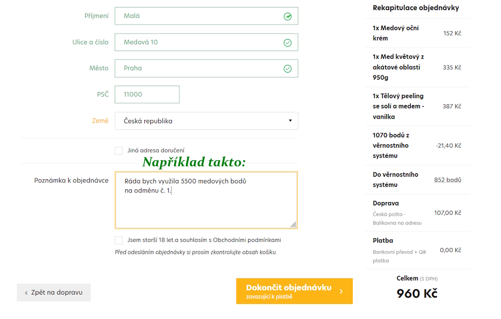 Jak uplatnit věrnostní body na získání odměny Pleva