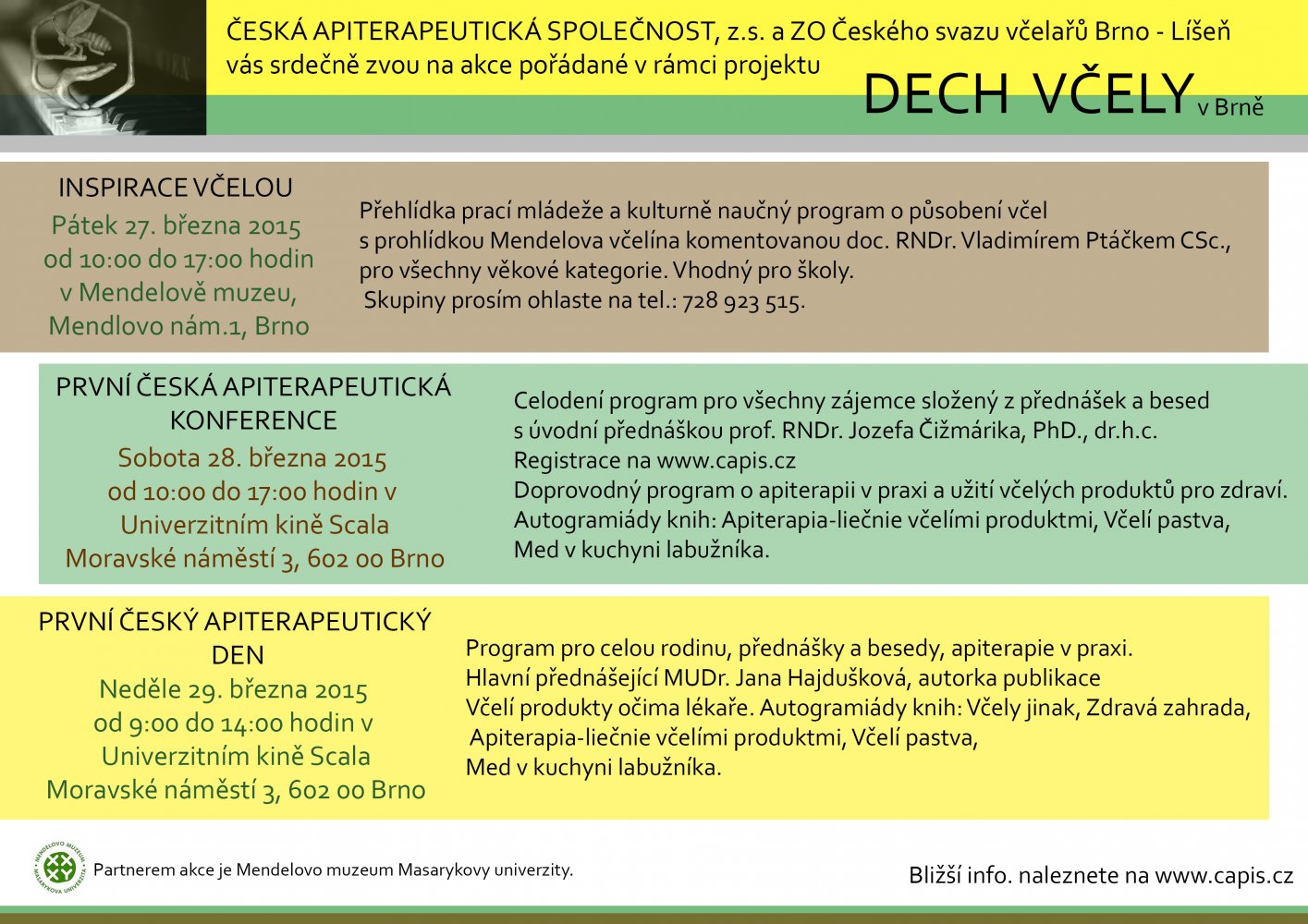 První česká apiterapeutická konference