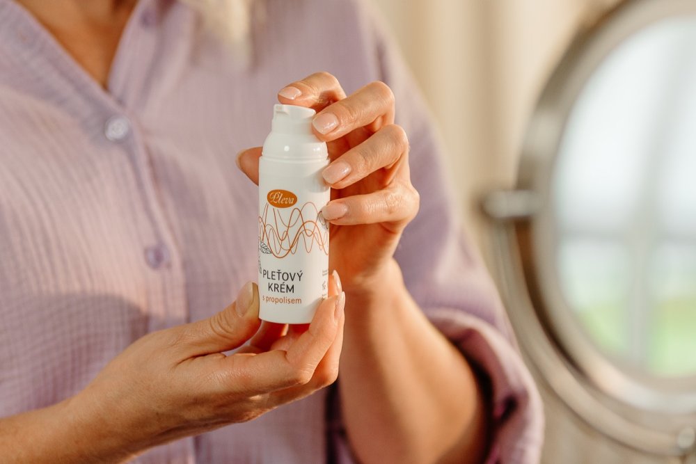 Pleťový krém s propolisem, Pleva