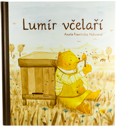 Dětská ilustrovaná kniha Lumír včelaří, pleva