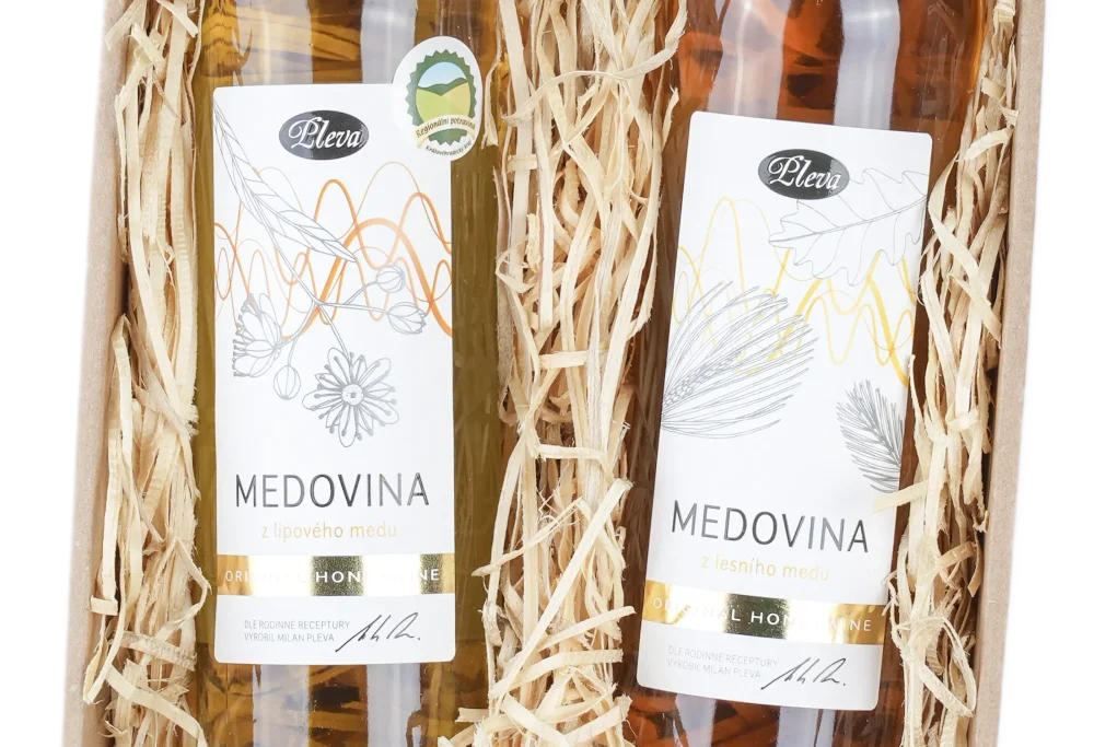 dárková sada Luxusní medoviny Jin - Jang, Pleva