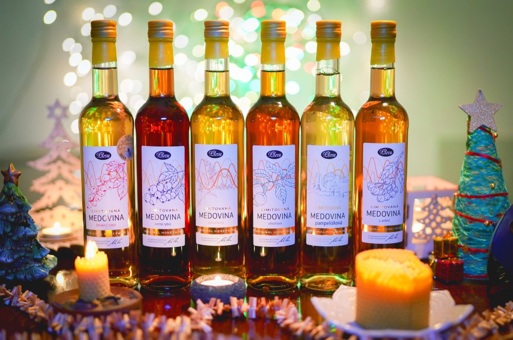 Dárkové sady, včelí med, medovina, vánoční dárek pro zaměstnance, Pleva