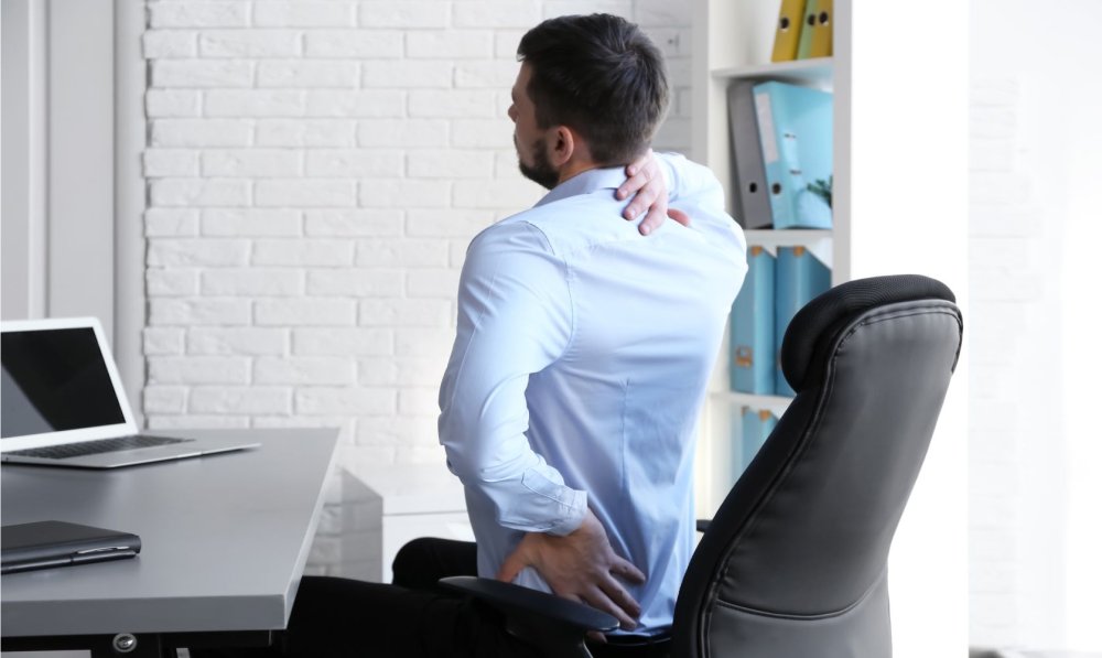 bolesti zad při sedavém zaměstnání