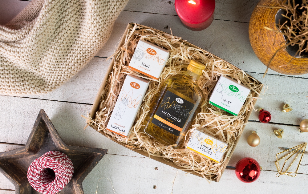 Vánoční dárková sada Krabička první pomoci, Pleva