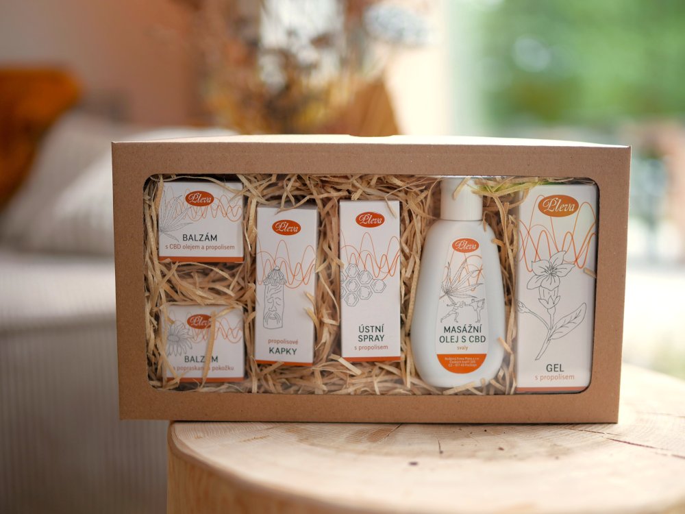 Dárková sada První propolisová, Pleva