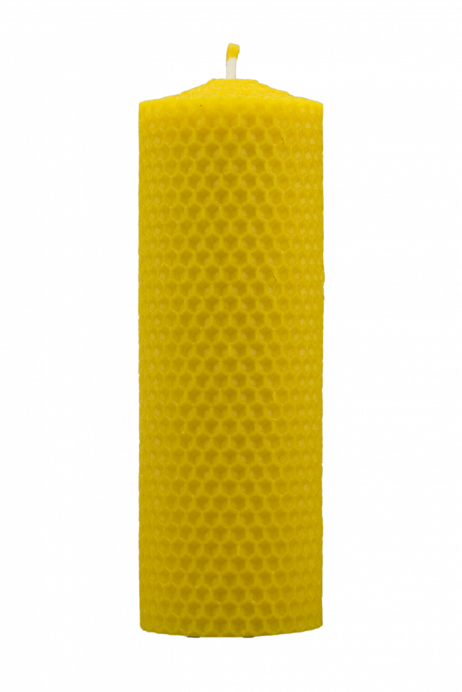 Pleva Svíčka ze včelího vosku, šíře 50 mm, výška 133 mm