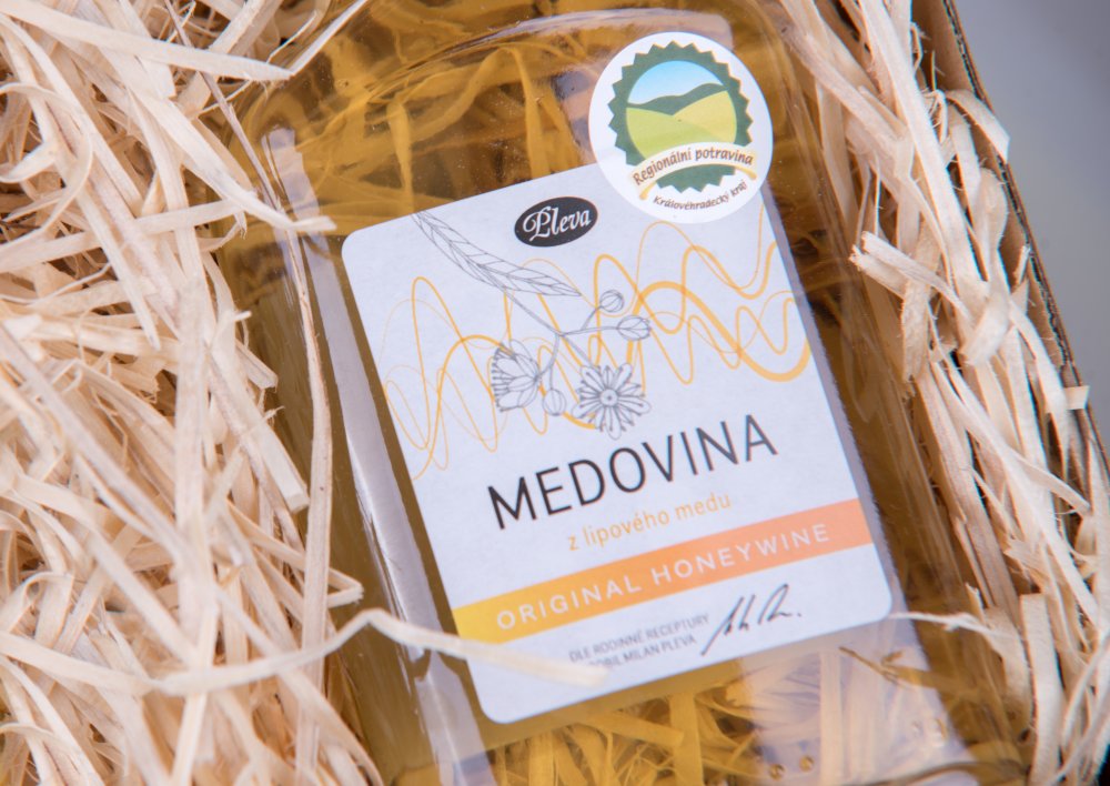 Medovina z lipového medu 0,2l, placatice, Pleva