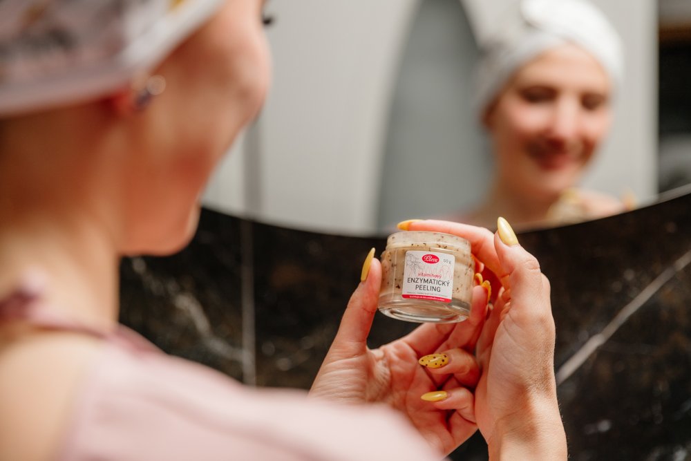 Vitamínový enzymatický peeling na pleť, Pleva