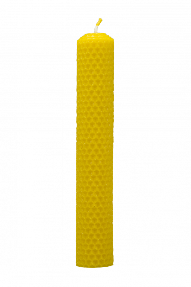 Pleva Svíčka ze včelího vosku, šíře 30 mm výška 167 mm