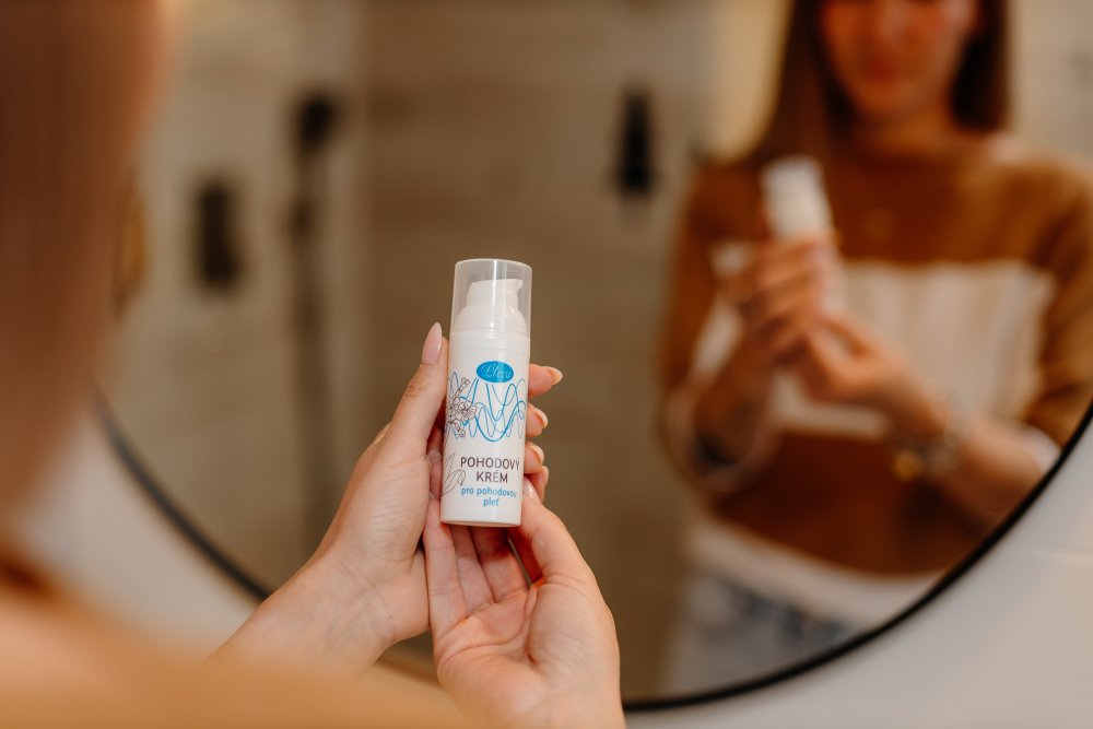 Entspannungscreme für entspannte jugendliche Haut, Pleva