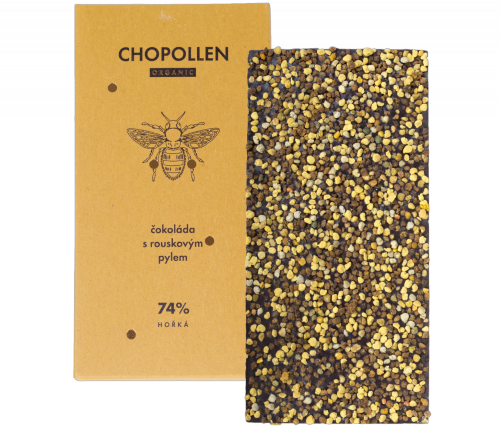 Chopollen - BIO hořká čokoláda s rouskovým pylem