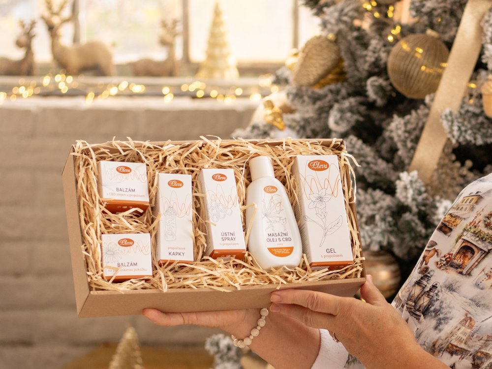 Vánoční dárková sada První propolisová, Pleva