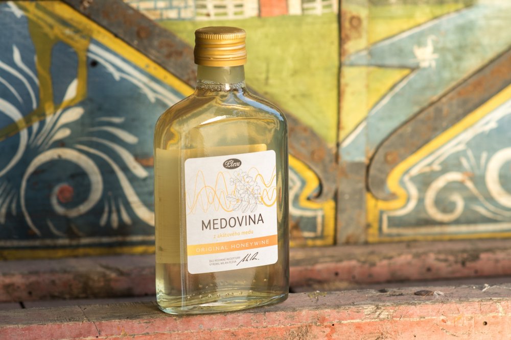 Acacia Mead wine 0,2 hip flask Pleva