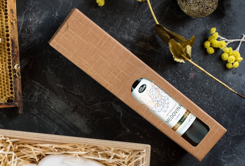 Dárková krabice na medovinu Pleva