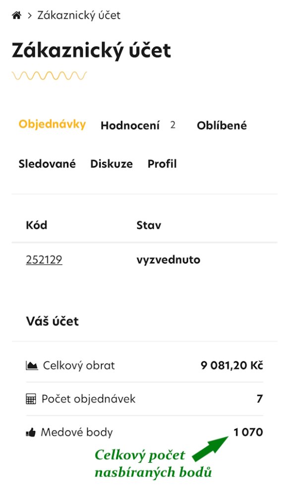 Jak zjistit počet získaných věrnostních bodů Pleva
