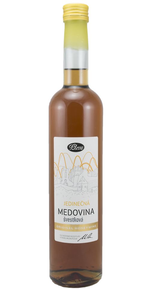 Švestková medovina, limitovaná edice, pleva