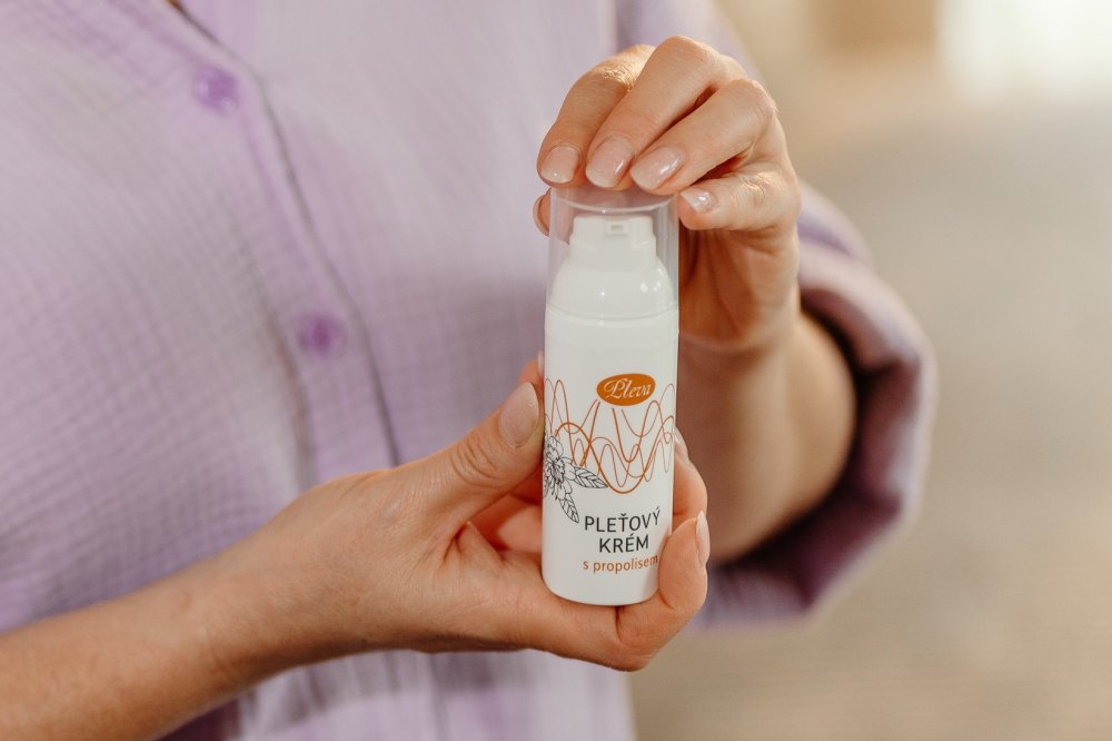 Zimní a letní péče o pleť, Pleťový krém s propolisem, Pleva